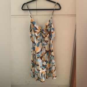 American eagle colorful geometric sundress